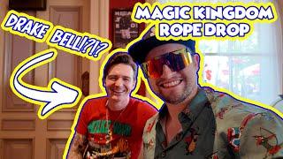 Rope Drop Magic Kingdom & Meeting Drake Bell! #drakebell