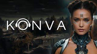 KONVA - ПОЛЕ | Official Video | 2024, Первый музыкальный проект, где вокалистка Нейросеть!