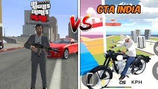 Los Angeles Crimes VS Indian Bikes And Cars Driving 3D(GTA India)