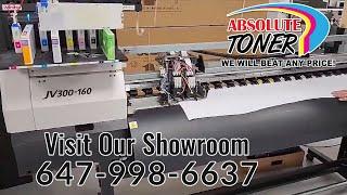 Absolute Toner Commercial Copier and Production Printer Showroom Tour With Mimaki JV300 Printer Test