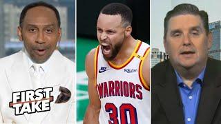 FIRST TAKE | "Warriors look SCARY again" - Stephen A. on Steve Kerr, Steph Curry beat Tatum, Celtics