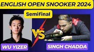 Wu Yizer vs Ishpreet Singh Chadha | 2024 English Open Snooker Semi-Final | Frame 1 & Last Frame