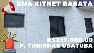 KITNET A VENDA EM UBATUBA - KITNET BARATA EM UBATUBA - KITNET - LOFT NA PRAIA DAS TONINHAS