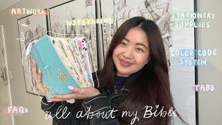 Everything you want to know about my Jesus Bible | faq, color code, supplies + more!!