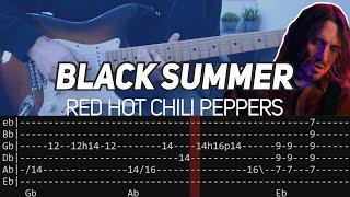 Red Hot Chili Peppers - Black Summer (Guitar lesson with TAB)