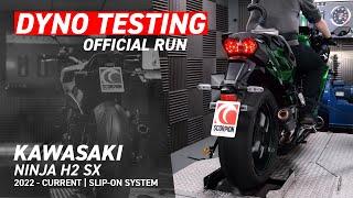 Kawasaki Ninja H2 SX Scorpion Exhaust Dyno Run