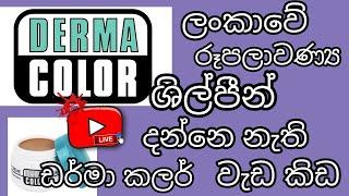 ALL ABOUT DERMACOLOR FOUNDATION ඩර්මා කලර් ෆවුන්ඩේශන් පාඩම. #lifestyleparadiseya