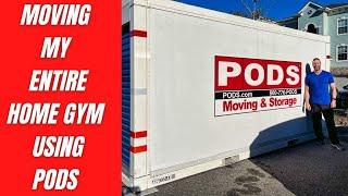 Moving My ENTIRE Home Gym- PODS Moving and Storage Review