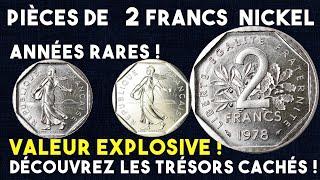 2 FRANCS NICKEL 5500 EUROS ! VALEUR & TIRAGES