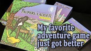 Pauper's Ladder - 2nd Edition - an unboxing of my favorite adventure game