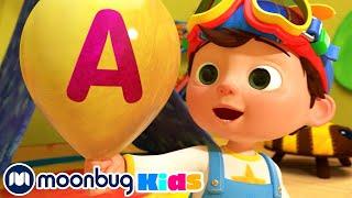 ABC Song With Balloons - Sing Along | @CoComelon | Moonbug Literacy