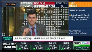 NDTV Profit | Q4FY24 Financial Performance with Mr. Sudipta Roy, MD & CEO, LTF (Erstwhile LTFH)