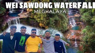 Wei Sawdong Waterfalls|| Tour of Northeast || Cherrapunjee, Meghalaya || Best place to visit || 2021