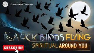 Spiritual Meaning of Black Birds Flying Around You | Messages and Symbolism Explained