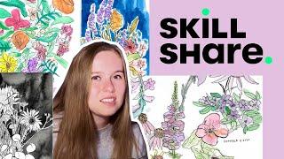 UNSPONSORED Skillshare review of art and illustration courses! Is premium worth it??