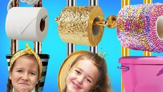 Prison Life: Poor Vs Rich Vs Giga Rich! | Funny Moments