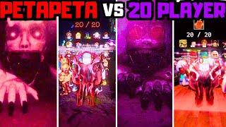 ALL PETAPETA vs 20 PLAYER Full Game || ROBLOX