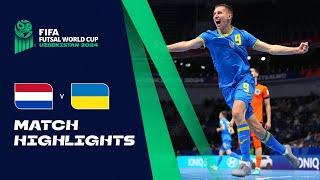 HIGHLIGHTS: Netherlands v Ukraine | FIFA Futsal World Cup Uzbekistan 2024