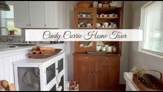 COZY COUNTRY COTTAGE FARMHOUSE HOME TOUR ~ Soft Relaxing Antique Vintage Style ~ House Homes Tours