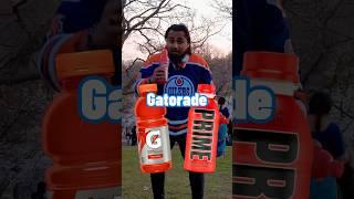 GATORADE VS PRIME HYDRATION! TASTE TEST!  #prime #primehydration #gatorade