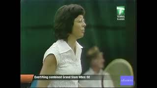 Billie Jean King vs Chris Evert  US Open  1971 Semifinal (A classic tennis match)