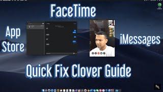 AMD Ryzentosh Facetime iMessages and App Store Quick Fix Guide