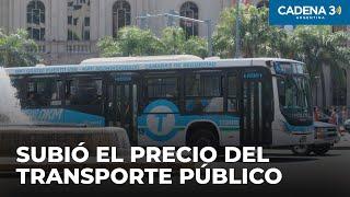 SUBIÓ el PRECIO del COLECTIVO en CÓRDOBA: Nuevos valores | Cadena 3 Argentina