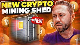 How I Built a Home Crypto Mining Shed in 10 Days!