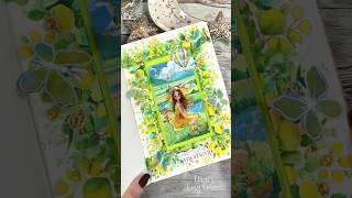 ASMR Journal | Live in the moment ️#scrapbook #journalinspo #artjournal #spring #colorful #asmr