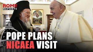 Pope Francis confirms his desire to go to Nicaea in 2025: “Yes. I think I will go”