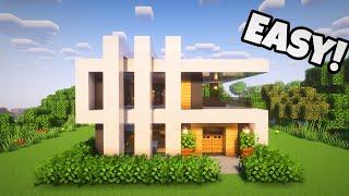 Minecraft: How to make an Easy Modern House