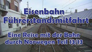 Führerstandsmitfahrt von Hokksund über Drammen nach Oslo: Eine Reise mit der Bahn, Teil 13/13