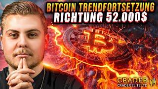 Bitcoin Trendfortsetzung - 52.000$!