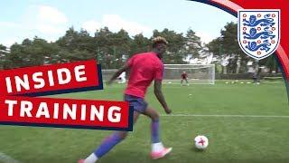 U21 Sharp Shooting Session | Grealish, Abraham, Redmond Finishing Practice | Inside Training