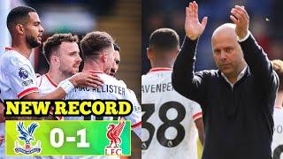 Arne Slot NEW RECORD After Liverpool's 1-0 Win vs Crystal Palace