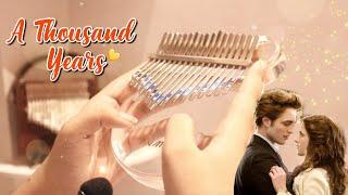 Christina Perri - A Thousand Years (Twilight OST) | Kalimba Cover with Tabs 