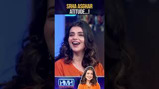 Srha Asghar attitude! - #tabishhashmi #srhaasghar #hasnamanahai #geonews #shorts