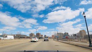 Saskatoon 4K - Empty streets of Downtown Saskatoon