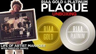 RIAA Platinum & Gold Plaque Unboxing [Life of Artist Manager]