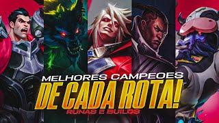 3 MELHORES CAMPEÕES PARA SUBIR ELO EM CADA POSIÇÃO DO WR! (Tier list Patch 5.3b) - LoL Wild Rift