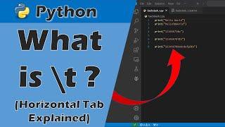 What is \t (backslash t)? Tab Escape Sequence Character Explained.