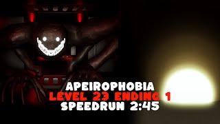 Roblox Apeirophobia Chapter 2 Level 23 [Ending 1] Speedrun 2:45 Solo