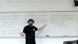 Discrete Mathematical Structures (Spring 2022) - Lecture 9 - Proof Writing Part 2