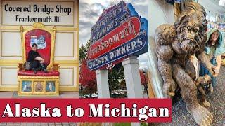 Traveling from Alaska to Michigan, then to Frankenmuth | Alaskan Bears Vlogs | Day One of Our Trip