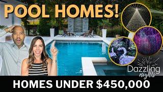 Inside 3 Florida Pool Homes For Under $450,000! & The Ultimate Christmas Lights Experience!