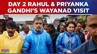Day 2 Of Rahul and Priyanka Gandhi's Wayanad Visit After Landslide; Full Itinerary On Times Now