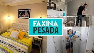 FAXINA PESADA + CONVERSANDO EM INGLÊS ON-LINE | Rotina de Dona de Casa