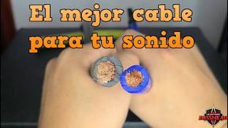 El mejor cable para instalar tu sonido