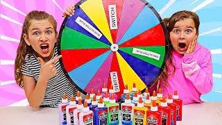 MYSTERY WHEEL OF SLIME CHALLENGE!!! | JKrew