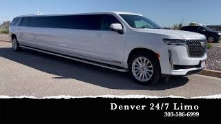 Denver 247 Limo - New Stretch Cadillac Escalade Limousine SUV Limos Colorado